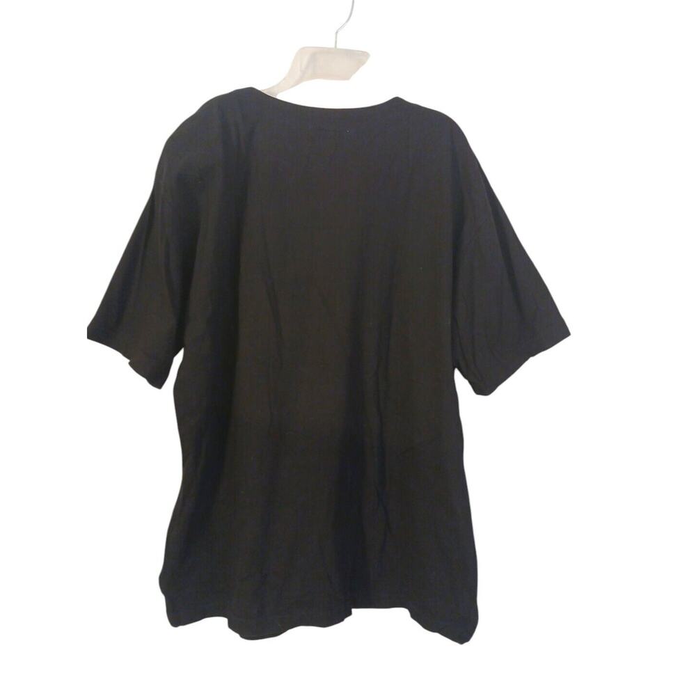 Donna La Mode Jeweled T-shirt Size L Black GOLD BEADED Super Fancy Bling Party - Picture 5 of 13
